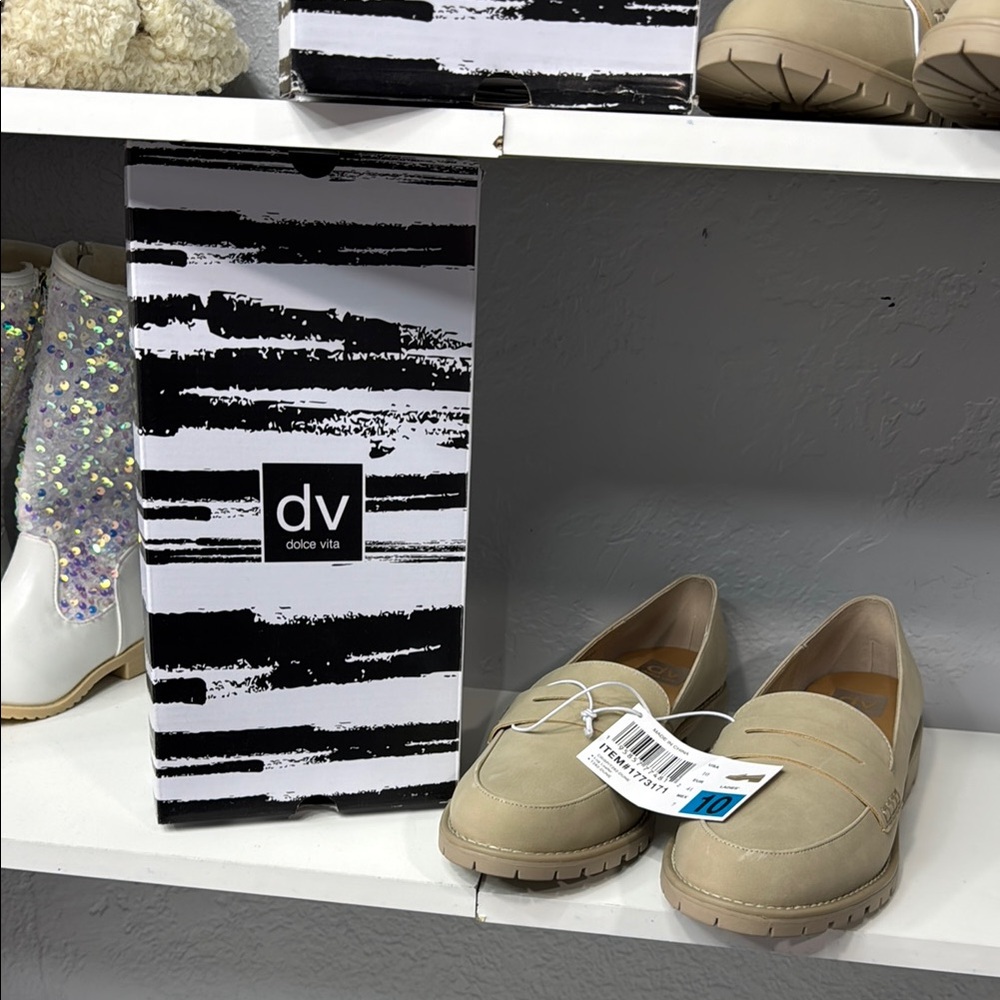 Dolce Vita Light Tan Loafers